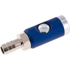 Sicherheits-Druckknopfkupplung (NW7,2), 13 (1/2")mm Schl., Stahl verzinkt