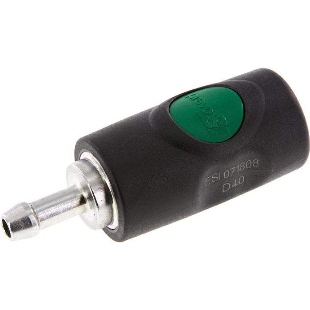 Sicherheits-Druckknopfkupplung (NW7,2), 8 (5/16")mm Schl., Kunststoff