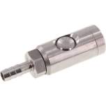 Sicherheits-Druckknopfkupplung (NW7,2), 9 (3/8")mm Schl., Edelstahl