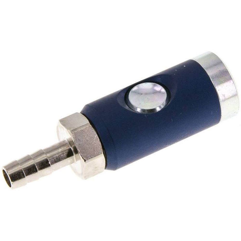 Sicherheits-Druckknopfkupplung (NW7,2), 9 (3/8")mm Schl., Stahl verzinkt