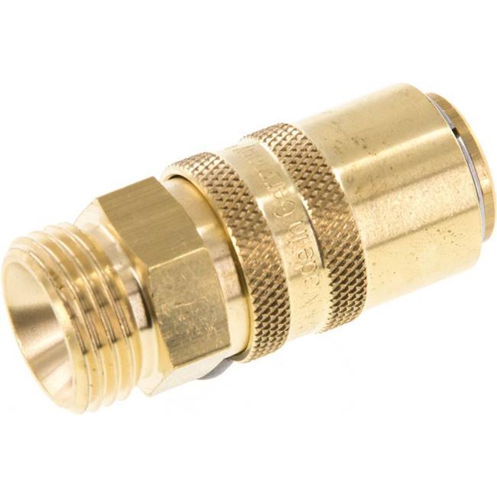 Temperierkupplungsdose 13mm Zapfen,G 1/2"(AG)