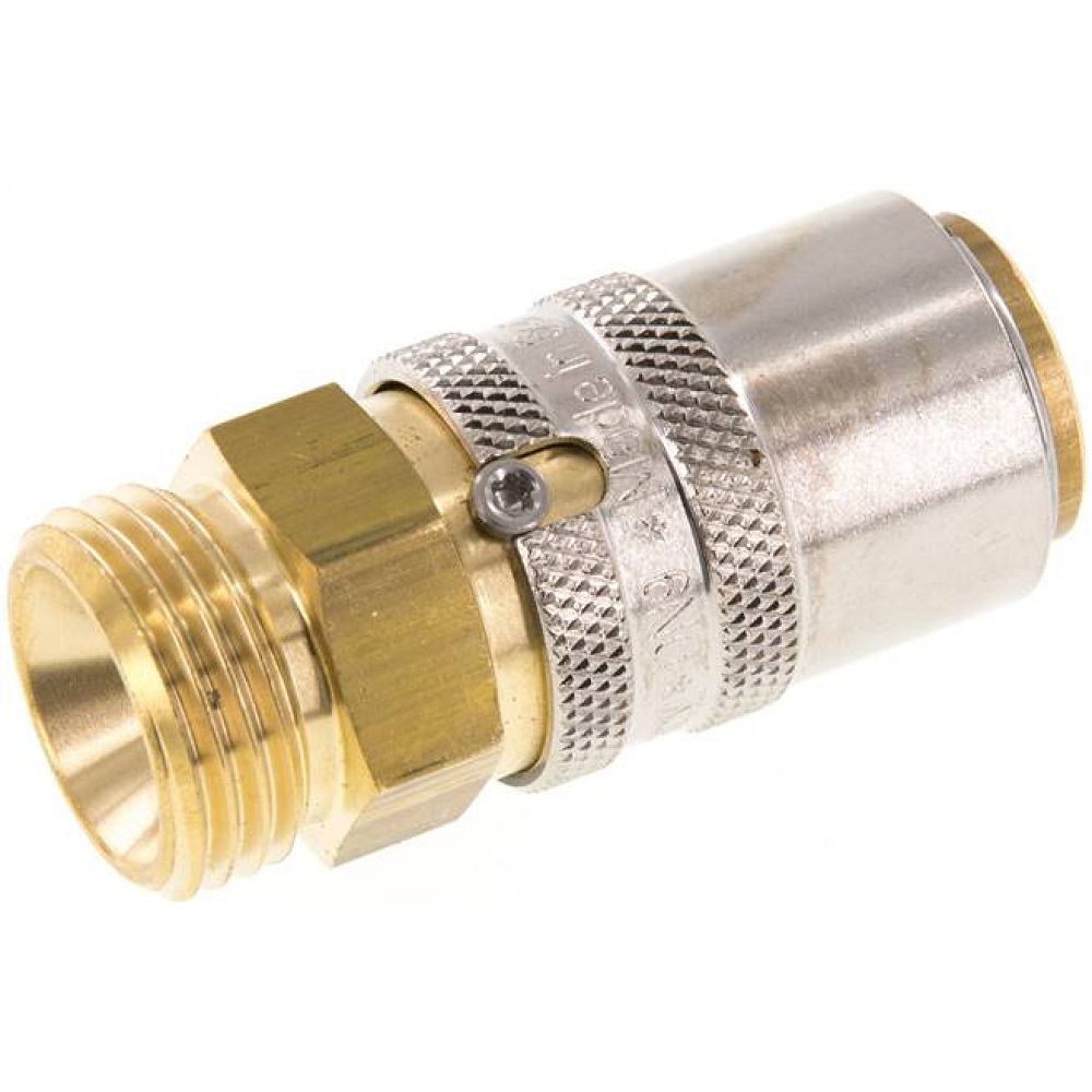 Temperierkupplungsdose 13mm Zapfen,G 1/2"(AG)