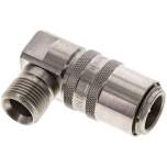 90°-Temperierkupplungsdose 13mm Zapfen,G 3/8"(AG)