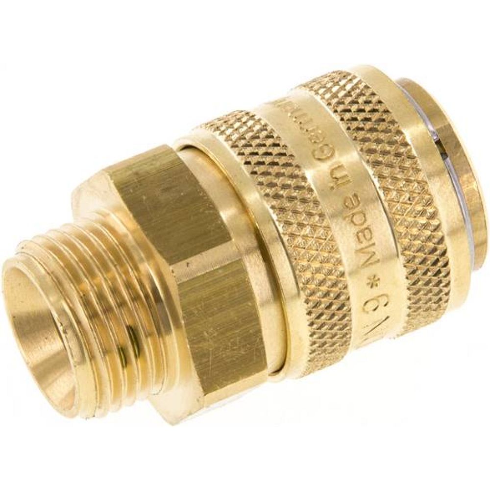 Temperierkupplungsdose 13mm Zapfen,G 3/8"(AG)