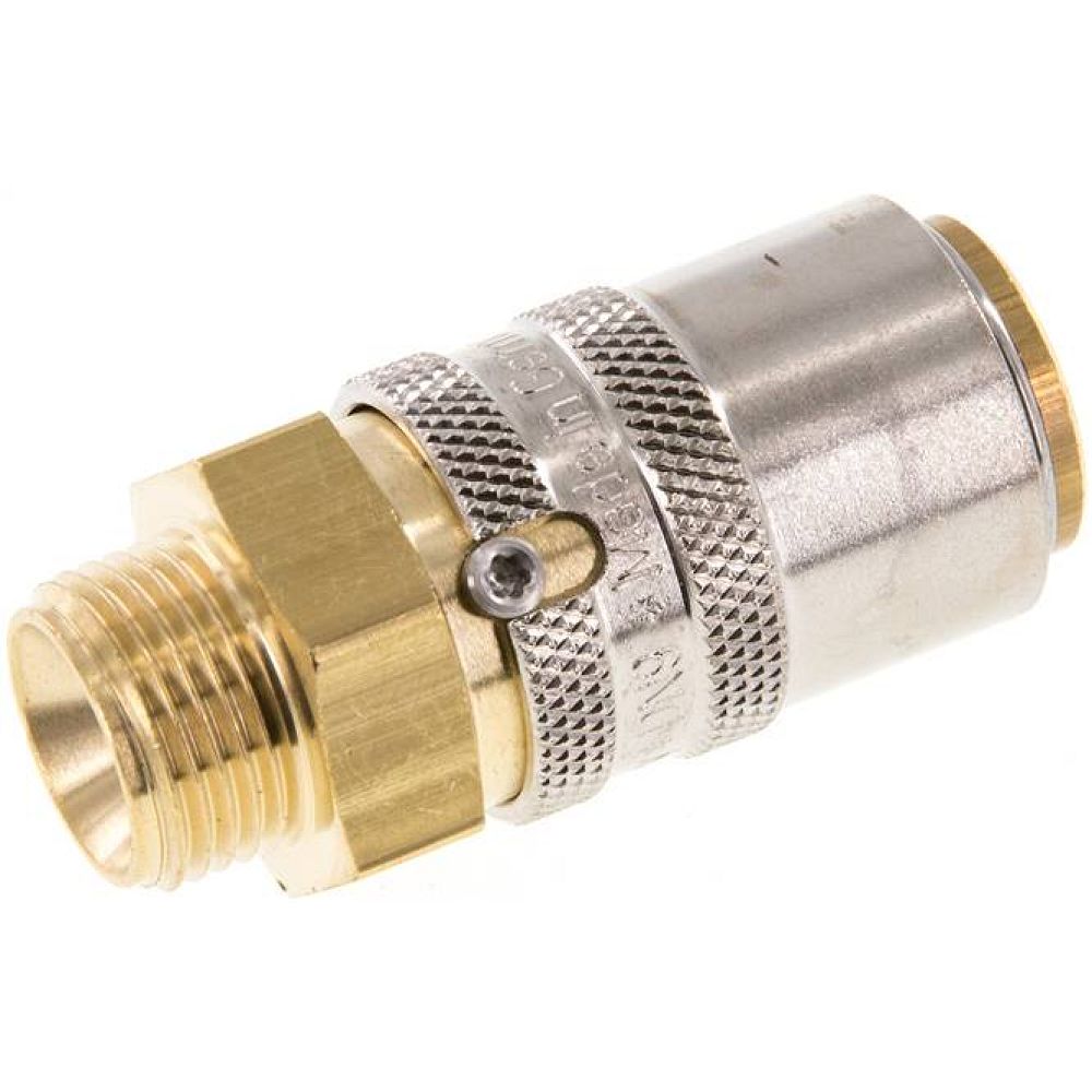 Temperierkupplungsdose 13mm Zapfen,G 3/8"(AG)