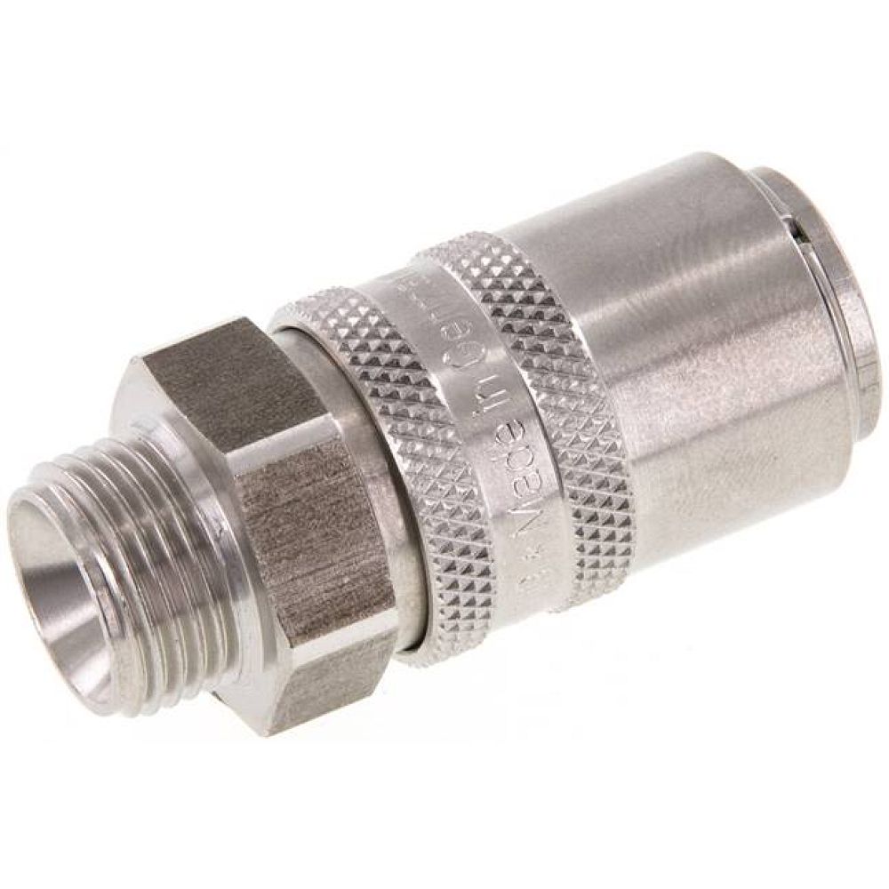 Temperierkupplungsdose 13mm Zapfen,G 3/8"(AG)