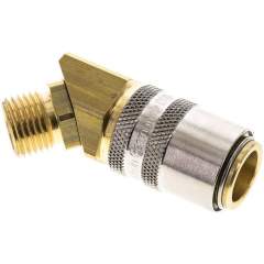 45°-Temperierkupplungsdose 13mm Zapfen,M 16x1,5(AG)