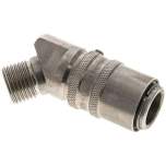 45°-Temperierkupplungsdose 13mm Zapfen,M 16x1,5(AG)