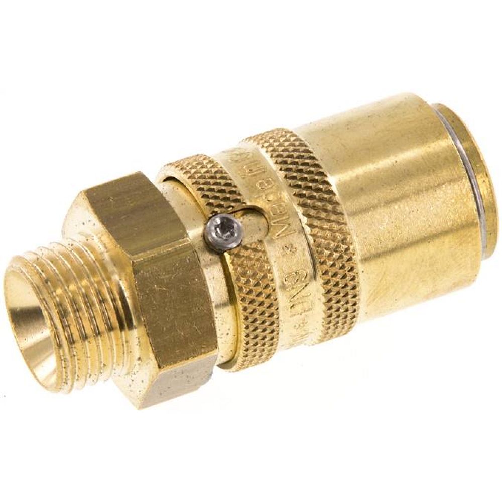 Temperierkupplungsdose 13mm Zapfen,M 16x1,5(AG)