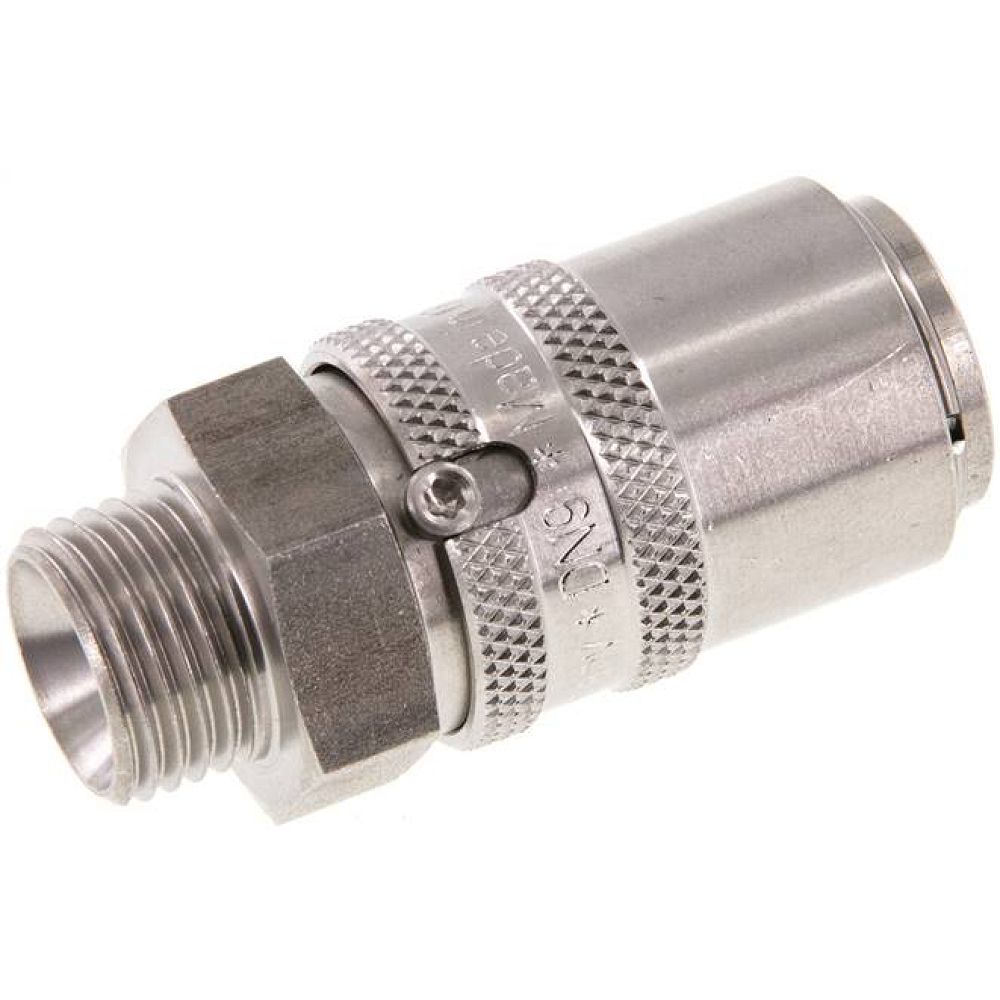 Temperierkupplungsdose 13mm Zapfen,M 16x1,5(AG)