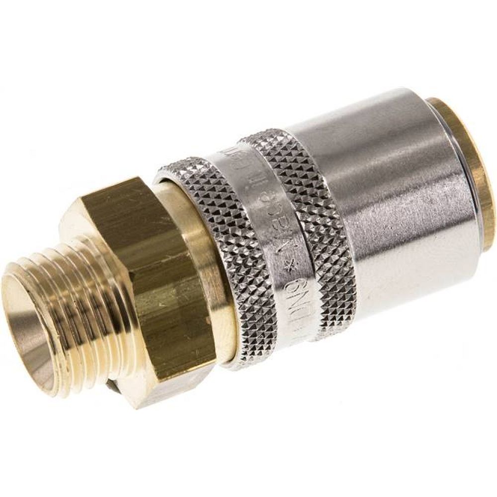 Temperierkupplungsdose 13mm Zapfen,M 16x1,5(AG)