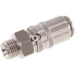 Temperierkupplungsdose 9mm Zapfen,G 1/4"(AG), 1.4305