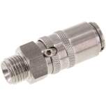 Temperierkupplungsdose 9mm Zapfen,G 1/4"(AG), 1.4305