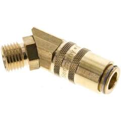 45°-Temperierkupplungsdose 9mm Zapfen,M 14x1,5(AG)