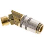 45°-Temperierkupplungsdose 9mm Zapfen,M 14x1,5(AG)