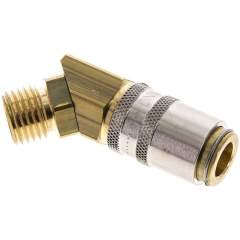 45°-Temperierkupplungsdose 9mm Zapfen,M 14x1,5(AG)