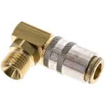 90°-Temperierkupplungsdose 9mm Zapfen,M 14x1,5(AG)