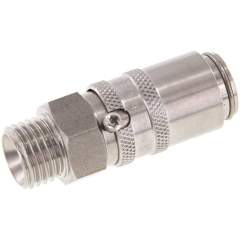 Temperierkupplungsdose 9mm Zapfen,M 14x1,5(AG), 1.4305