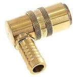 Temperierkupplungsdose (Winkel 90°) 13mm Zapfen, 13 (1/2")mm Schlauch