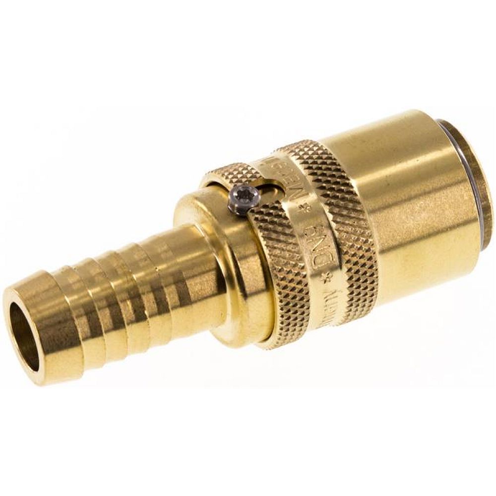 Temperierkupplungsdose (gerade) 13mm Zapfen, 13 (1/2")mm Schlauch