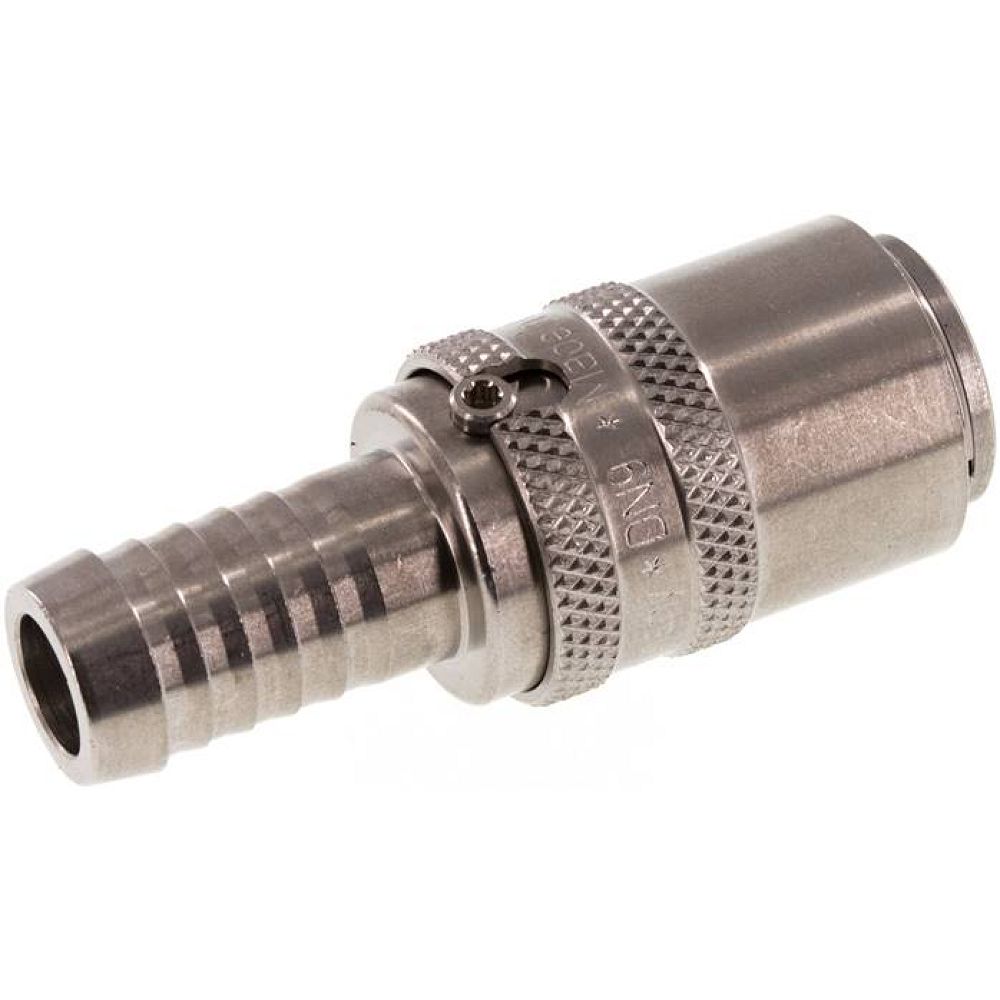 Temperierkupplungsdose (gerade) 13mm Zapfen, 13 (1/2")mm Schlauch