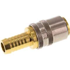 Temperierkupplungsdose (gerade) 13mm Zapfen, 13 (1/2")mm Schlauch