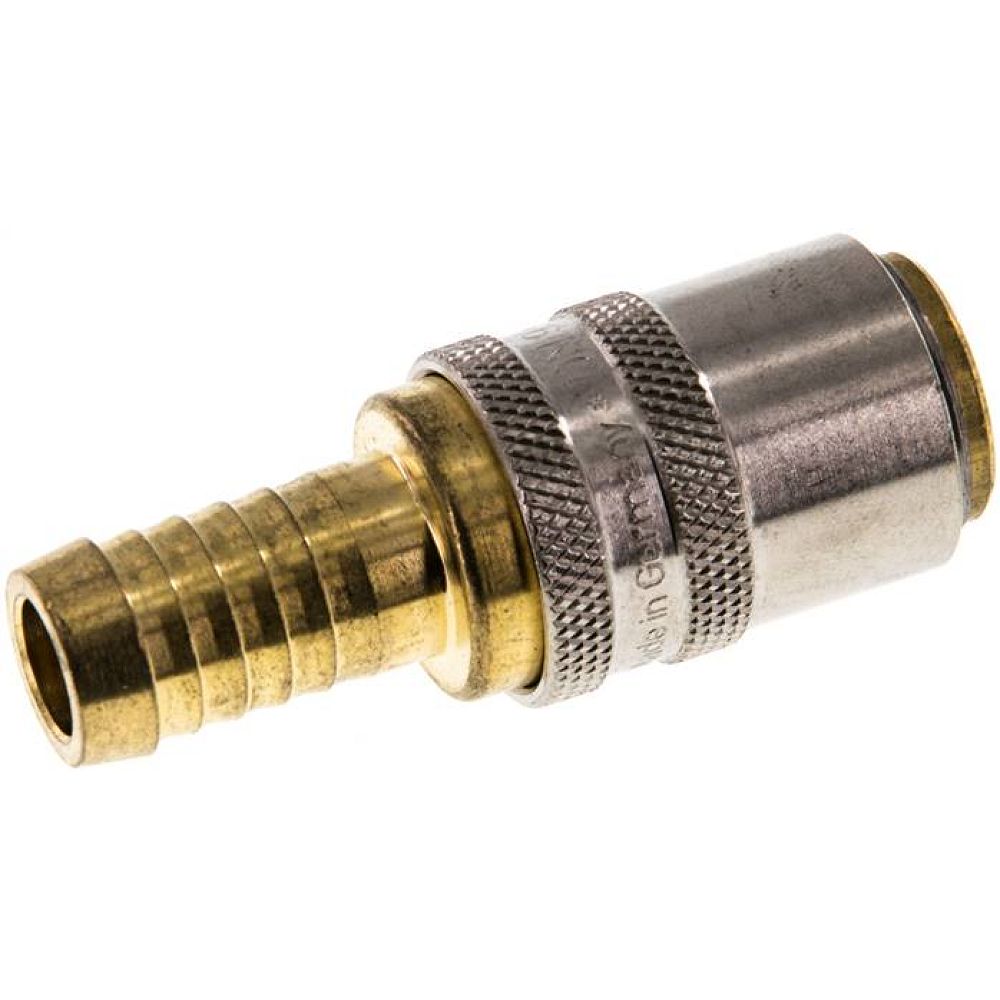 Temperierkupplungsdose (gerade) 13mm Zapfen, 13 (1/2")mm Schlauch