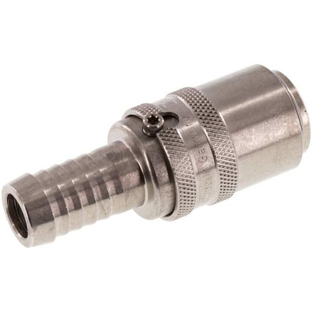 Temperierkupplungsdose (gerade) 13mm Zapfen, 13 (1/2")mm Schlauch