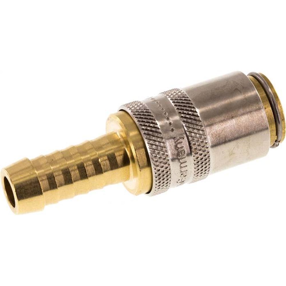 Temperierkupplungsdose (gerade) 9mm Zapfen, 9 (3/8")mm Schlauch