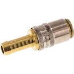 Temperierkupplungsdose (gerade) 9mm Zapfen, 9 (3/8")mm Schlauch