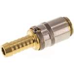 Temperierkupplungsdose (gerade) 9mm Zapfen, 9 (3/8")mm Schlauch