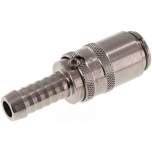 Temperierkupplungsdose (gerade) 9mm Zapfen, 9 (3/8")mm Schlauch