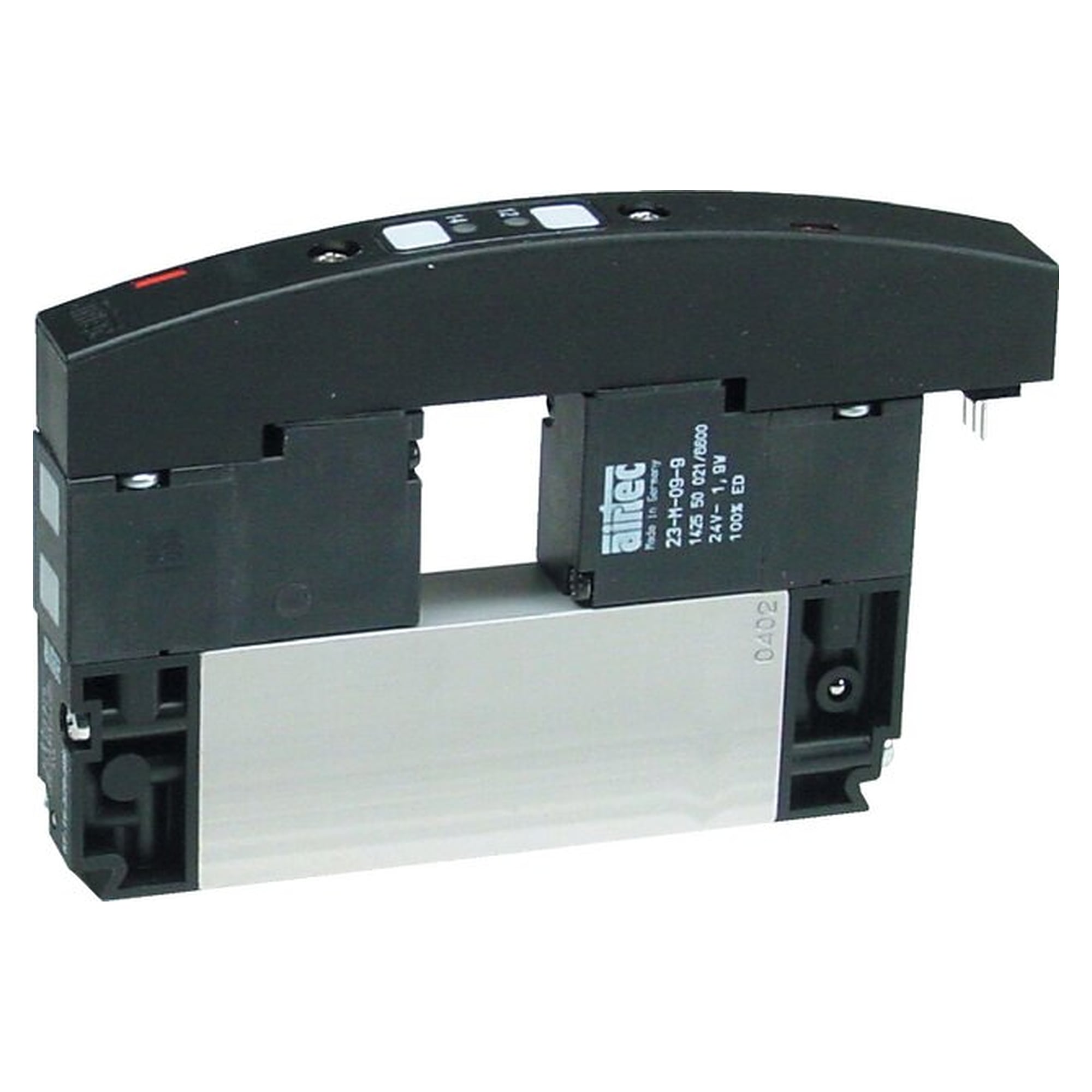 5/3-way solenoid valve, 5/3-way (centre position pressurised), 24 V DC, 3 l/min