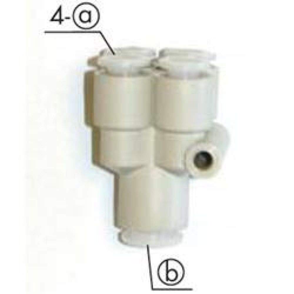 SMC KGU10-12. Different Diameter Union "Y" - KGU