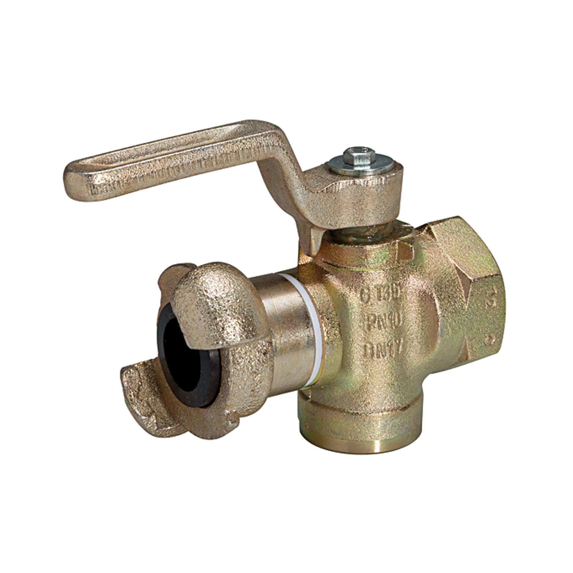 Tap cock, Single-sided coupling, Lever switch, Venting - Riegler K575
