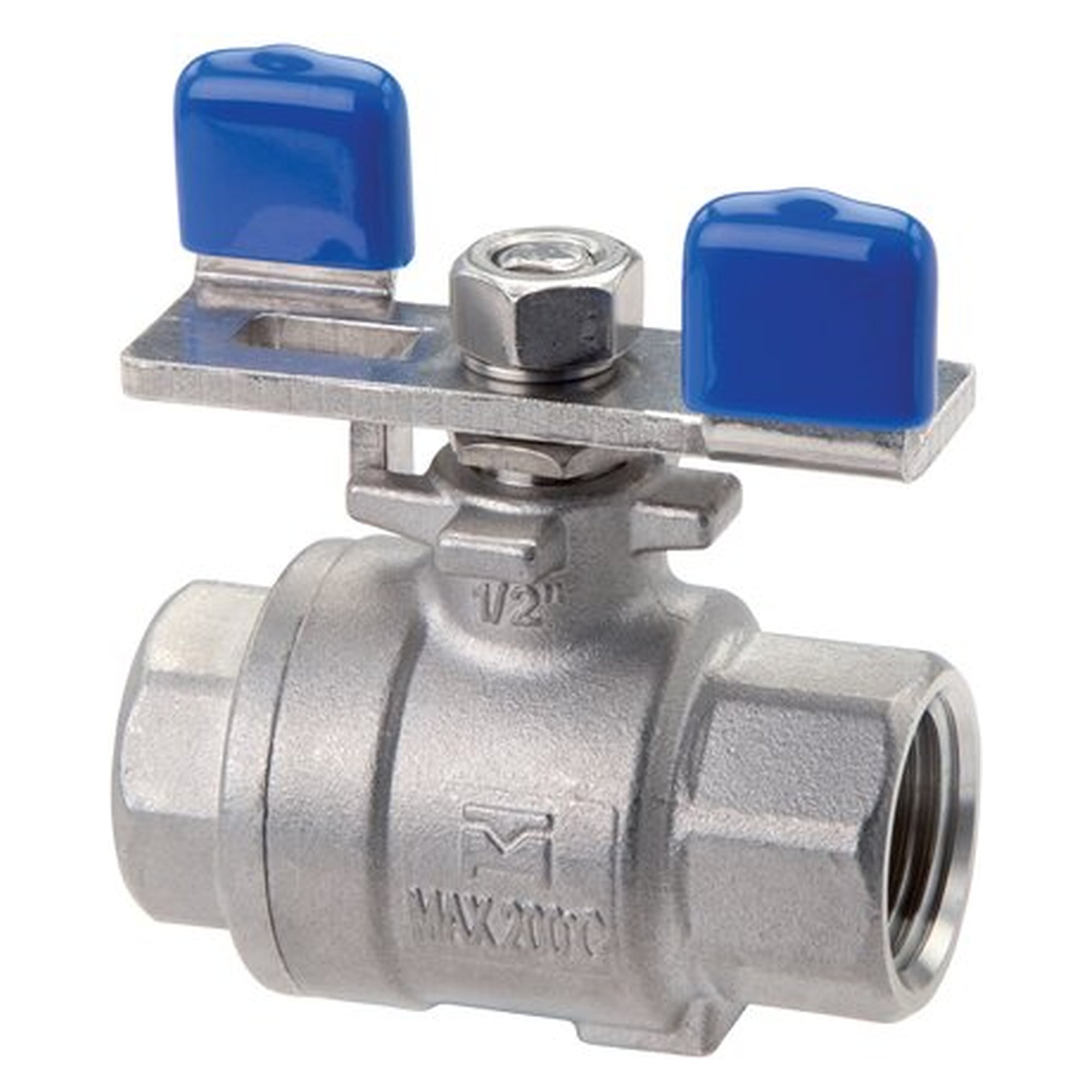 Stainless steel ball valve, light, G 3/4", 0 - 63 bar, stainless steel 1.4408