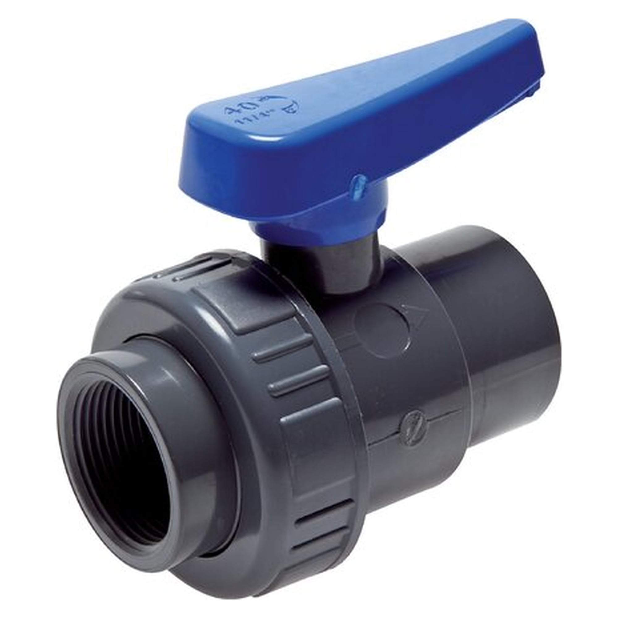 Einring-Kugelhahn, PVC-U / EPDM, Rp 4" (Wasserausführung), DN 100