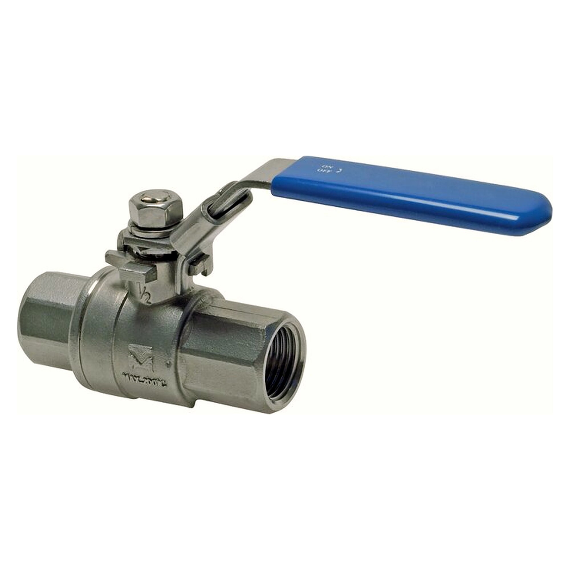 Stainless steel ball valve, G 2", 0 - 63 bar, stainless steel 1.4408, 108