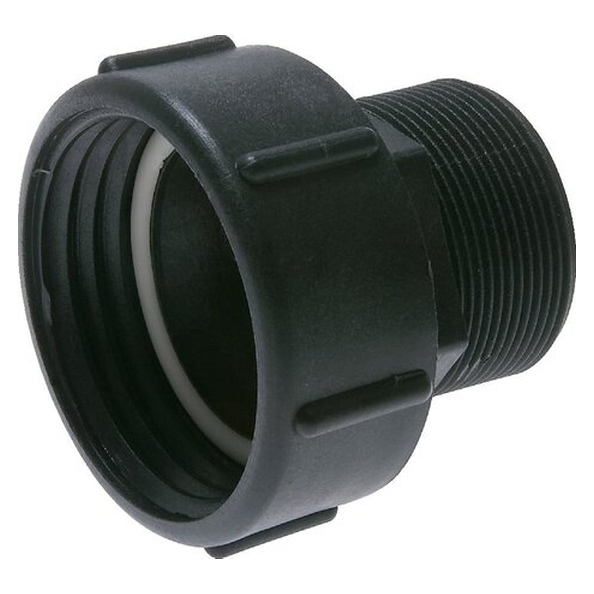 Adapter for IBC containers, S 75x6 - G 2", polypropylene, seals Santoprene