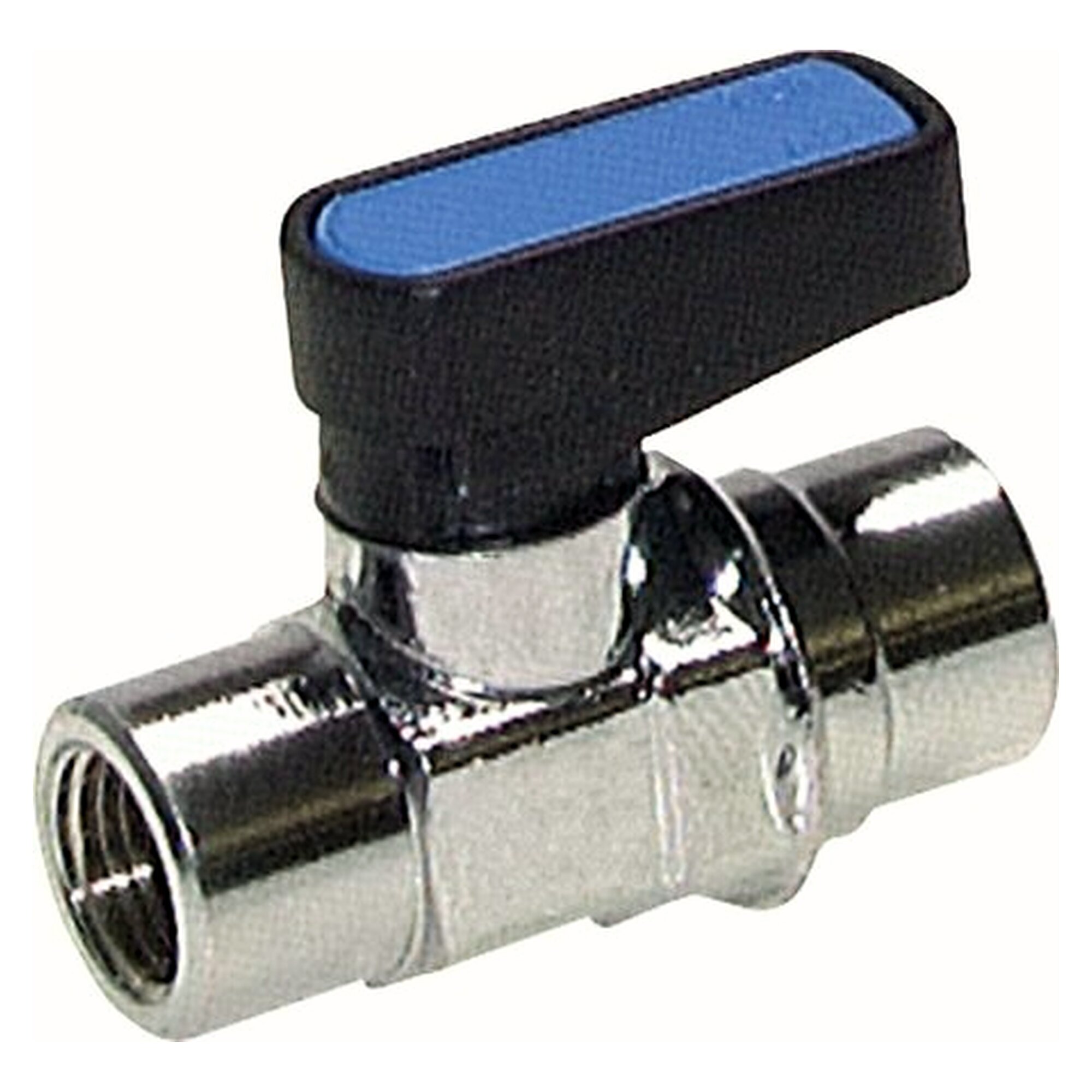 Messing-Minikugelhahn Rp 1/8"-Rp 1/8" (IG), PN 20, Innengewinde