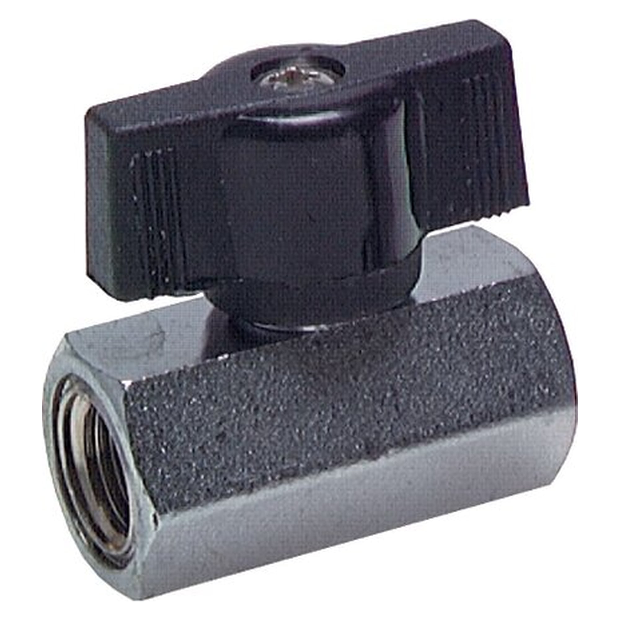 Messing-Minikugelhahn G 3/8" Innengewinde, PN 15, Gewinde G 3/8" (IG)