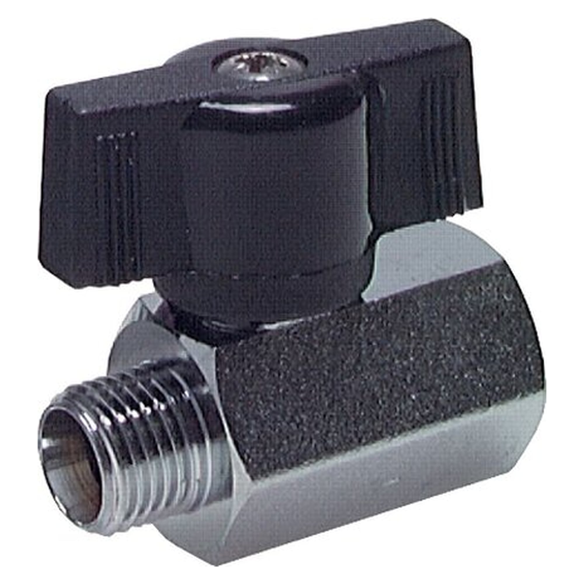 Messing-Minikugelhahn G 1/2" Innengewinde / Außengewinde, PN 15