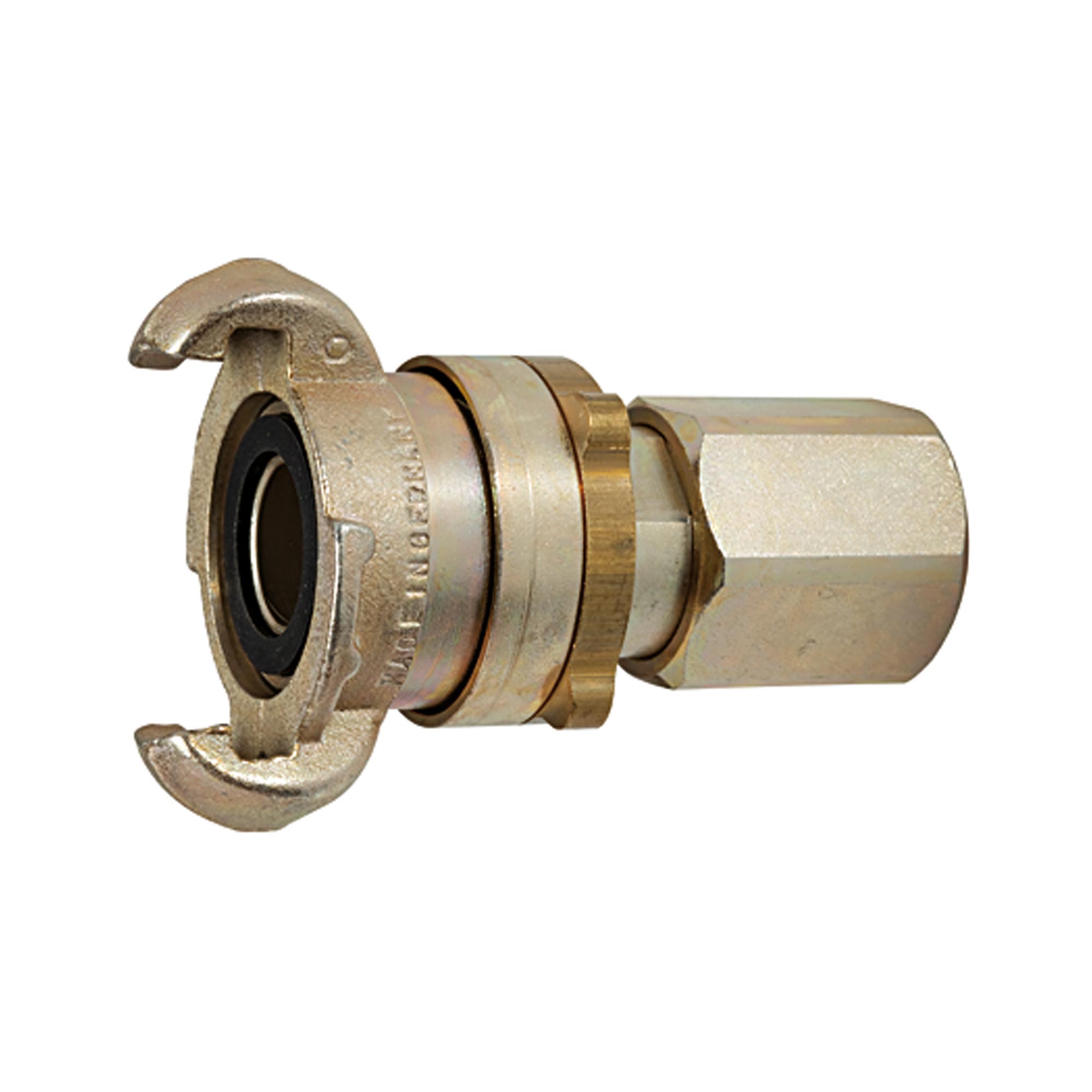 Safety jaw coupling with interior thread - Riegler K572