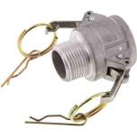 Kamlock-Kupplung (B) R 1"(AG), Aluminium