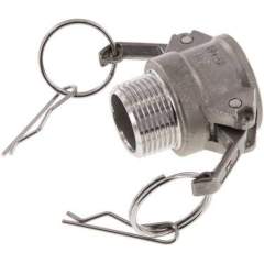 Kamlock-Kupplung (B) R 1"(AG), Edelstahl (1.4408)