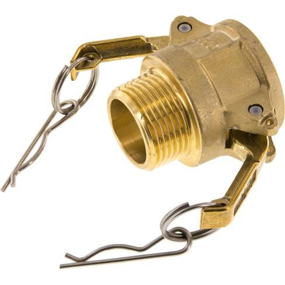 Kamlock-Kupplung (B) R 1"(AG), Messing