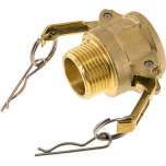 Kamlock-Kupplung (B) R 1"(AG), Messing