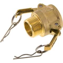 Kamlock-Kupplung (B) R 1"(AG), Messing