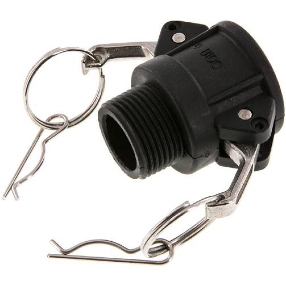 Kamlock-Kupplung (B) R 1"(AG), Polypropylen