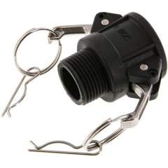 Kamlock-Kupplung (B) R 1"(AG), Polypropylen